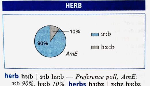 【herbの発音】ハーブかアーブか？